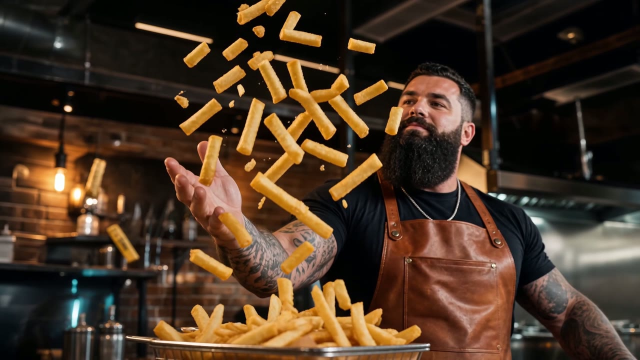 Burger and grill ad